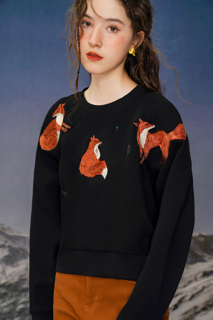 Red Fox Sweatshirt