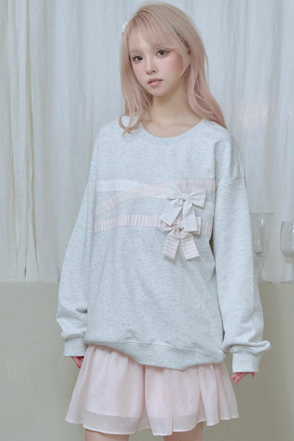 リボンプルオーバースウェット