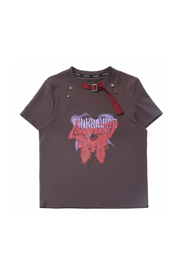 Butterfly Mode Design Top + Wide Loose Pants