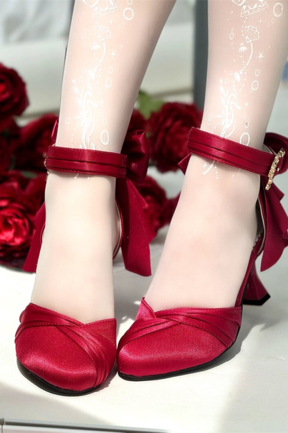 プリンセスリボンロリータシューズ