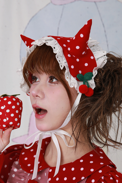 レトロポルカドットヘアバンド