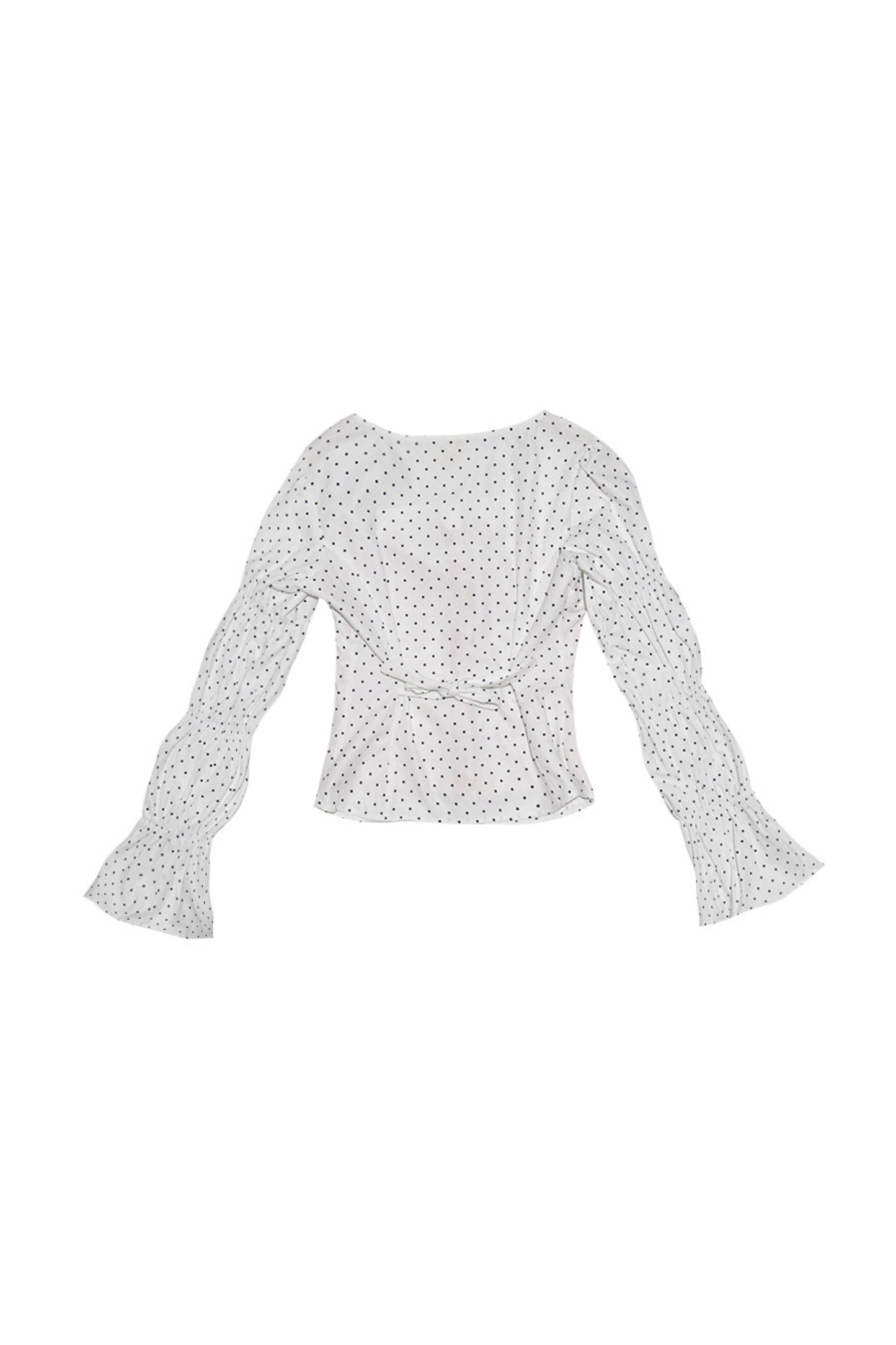 Polka Dot Plaid Blouse