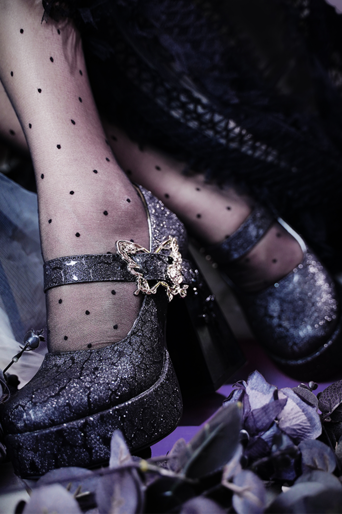 Floating Dreamland Platform Block Heels