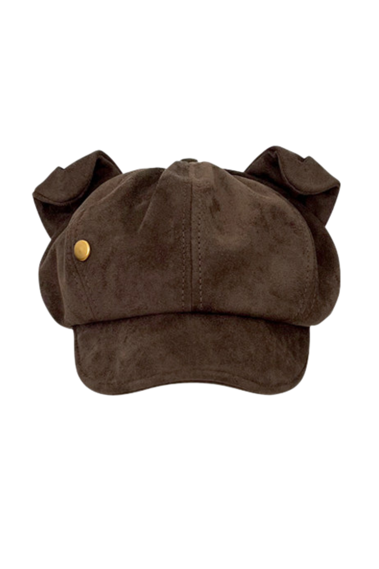 Retro Suede Cat Ear Beret
