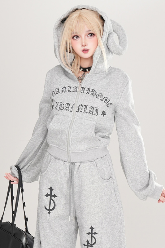 Night Demon Sheephorn Hooded Hoodie