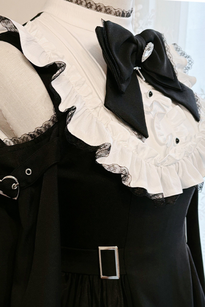 Subculture Dark Lace Off-the-shoulder Dress