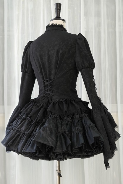 [3월 16일 예약마감] 빅토리아 릴리스 고딕 로리타 셔츠 + 조끼 + 스커트