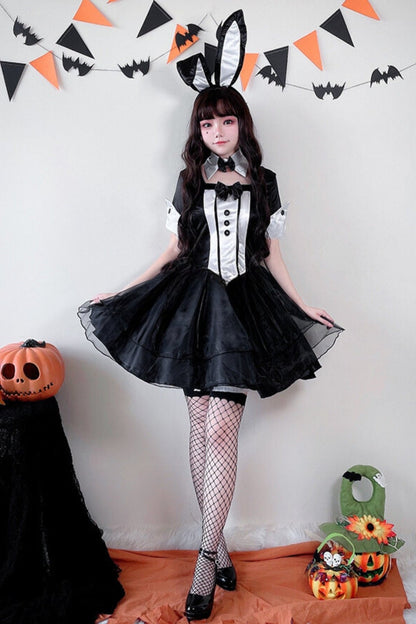 Halloween Bunny Girl Nightclub Dress