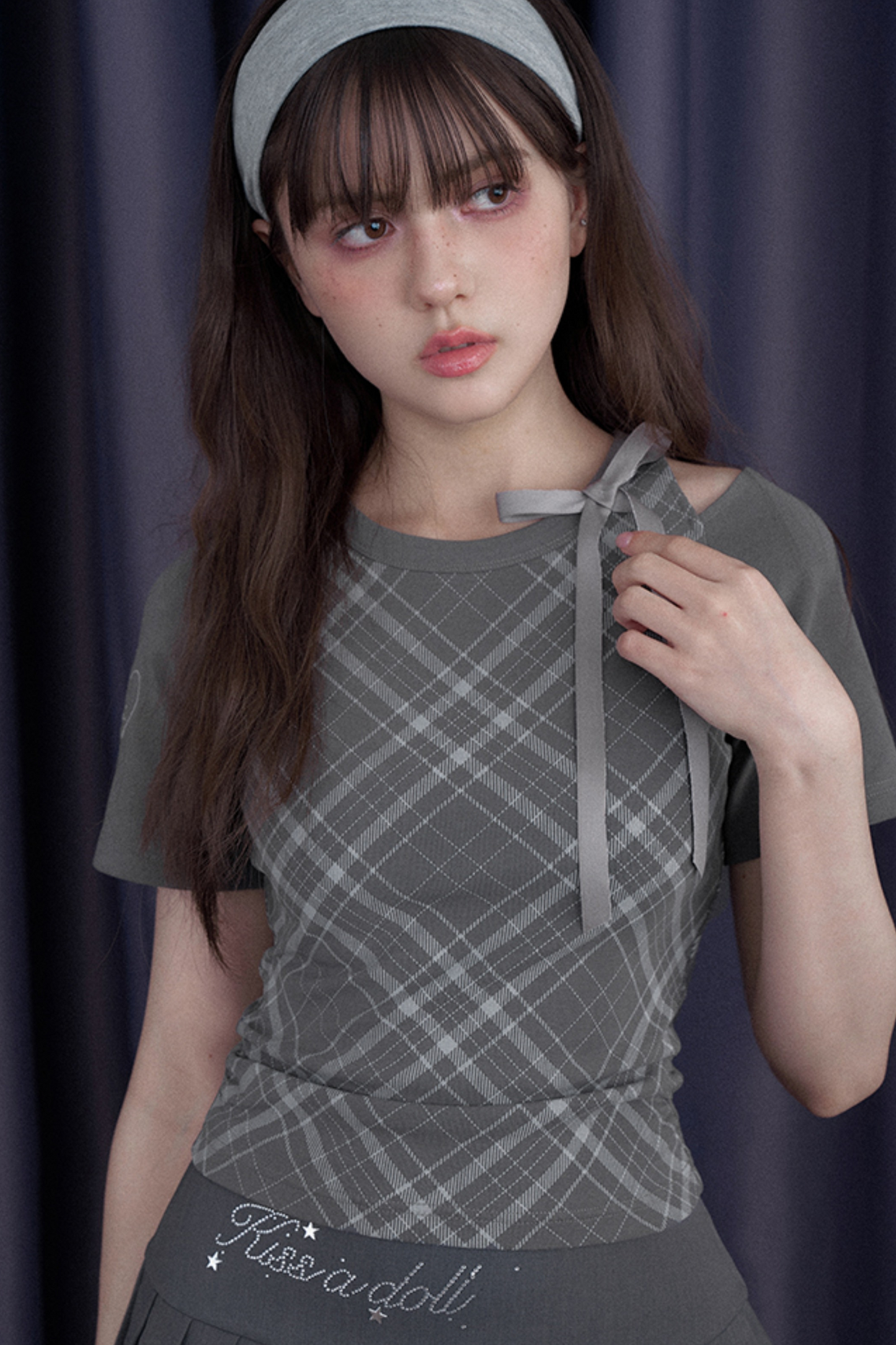 Camiseta peplum retro dulce