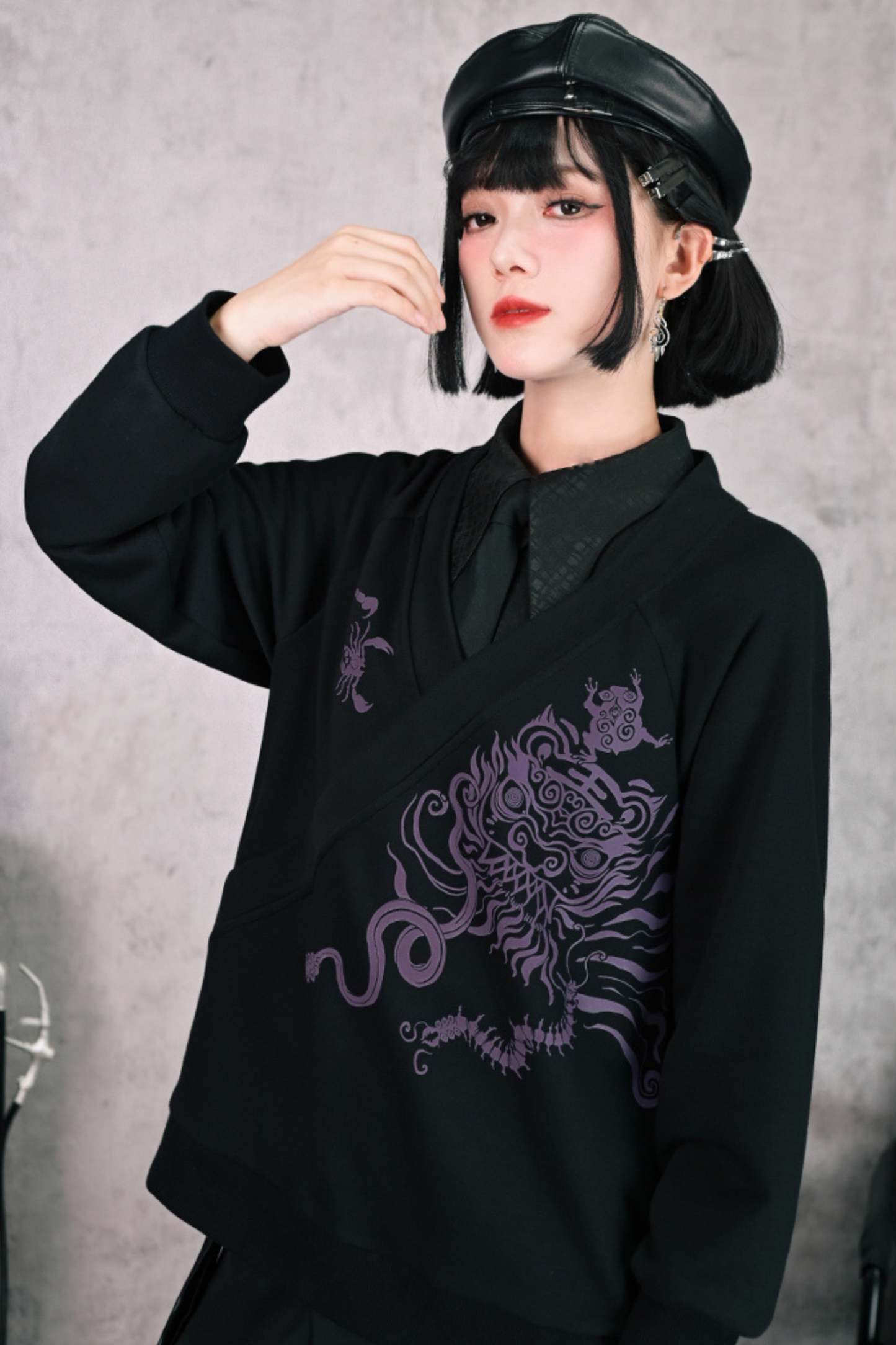 チャイナデザインプルオーバー