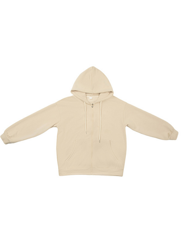 zip up daily hoodie