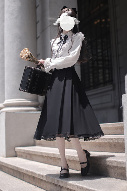 Elegant Sweet Frilled Dress