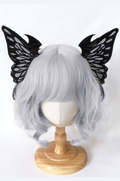ゴシックバタフライデビルヘアアクセサリー