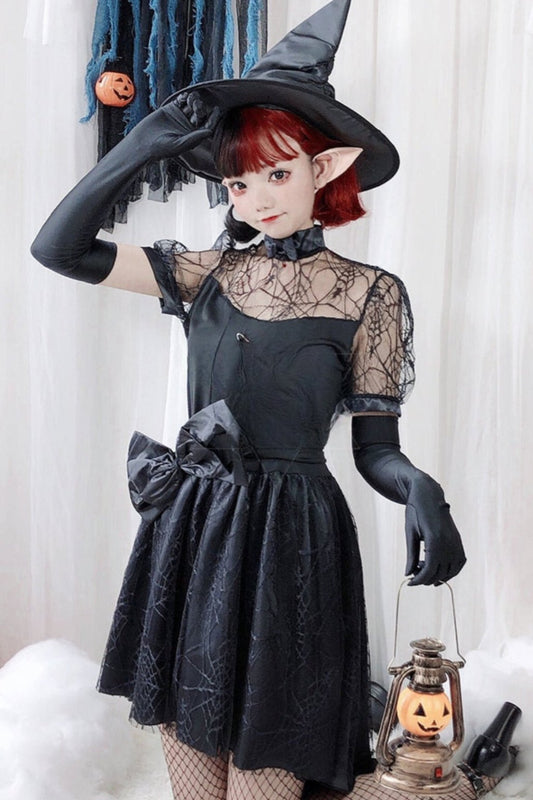 Halloween Witch Cosplay Dress Set