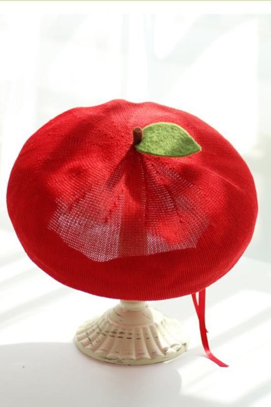 apple-orange beret