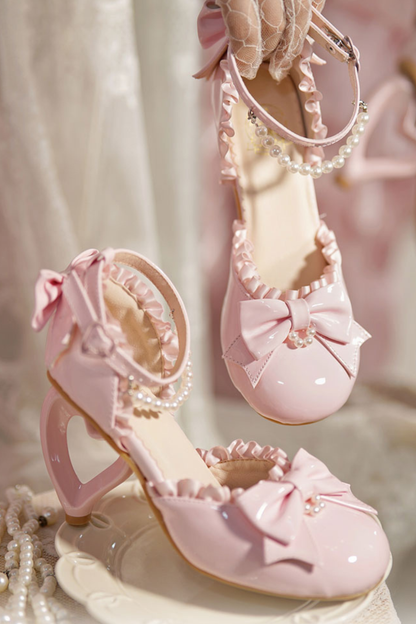 ハートラブロリータパールピーチヒール