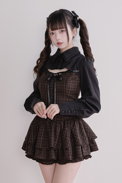 Plaid Sweet Dress + Inner Shorts