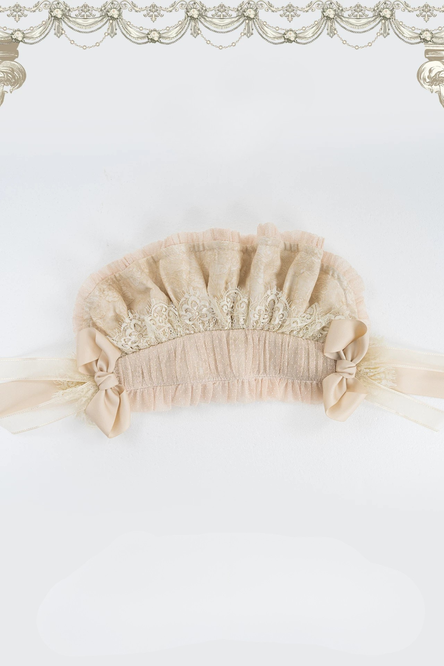 【予約商品】スイートロリータフェザードレス+ボンネット+クリップ