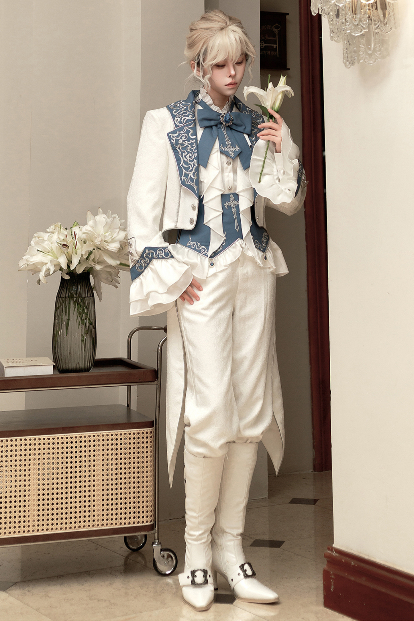 Moonlight Prince Jacket + Top + Corset + Pants