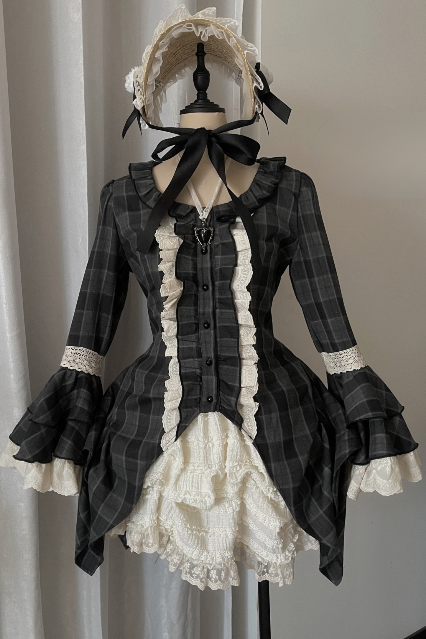 Gothic Lace Swallowtail Shirt