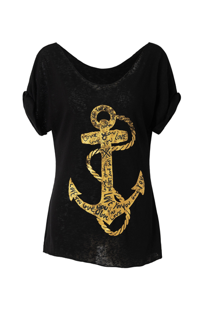 Y2k 타이트 프린트 탑