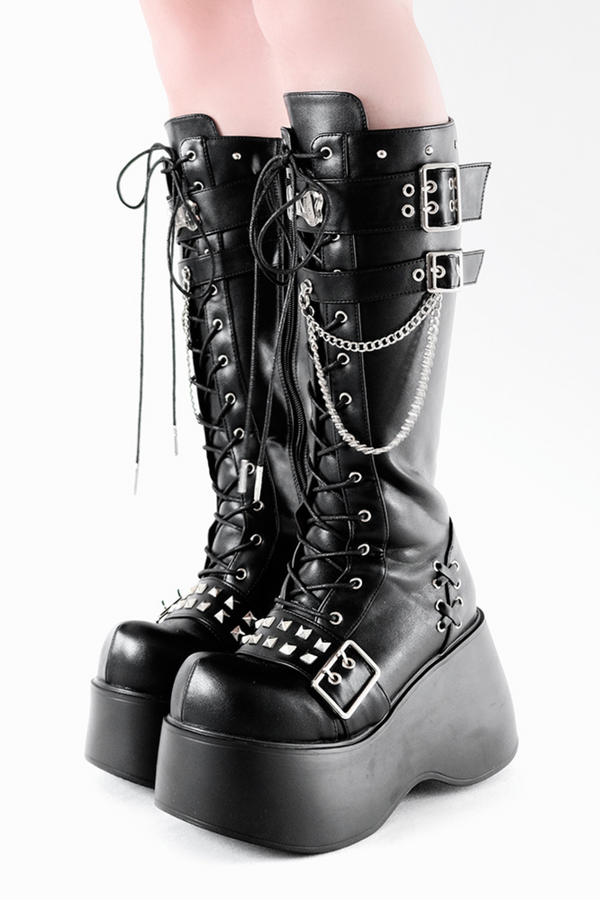 Mode Lace-up Midiam Boots
