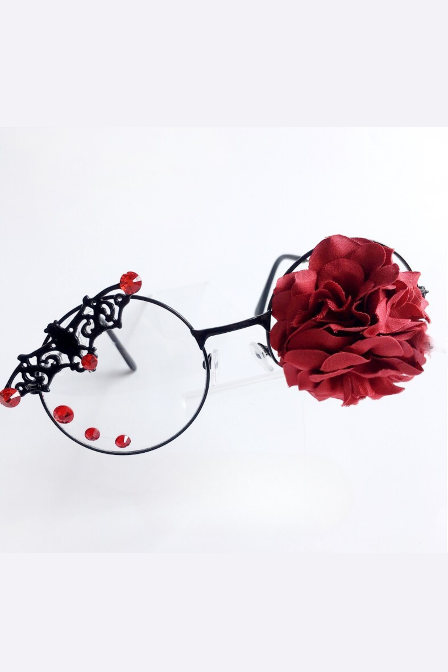 ダークゴスフラワーメガネ