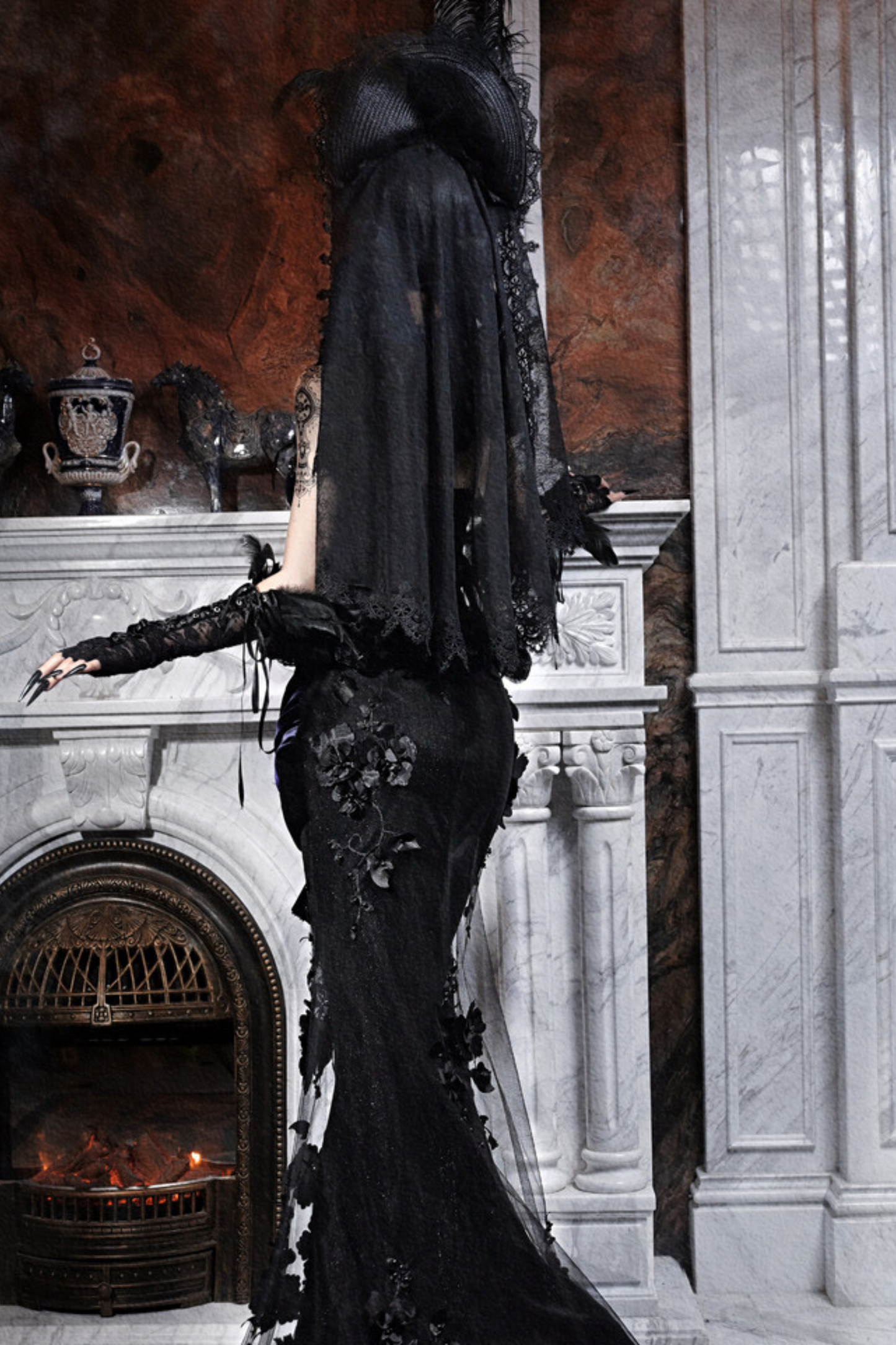 Gothic Gorgeous Mermaid Skirt