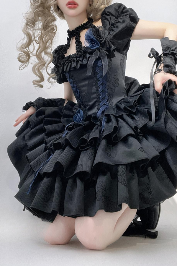 [Pre-order product] Generation Lace-up Chic Dress