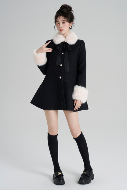 フレンチウールンファーコラルコート