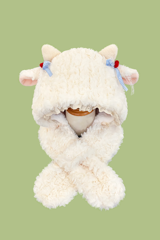 ラムファーハット+スカーフ