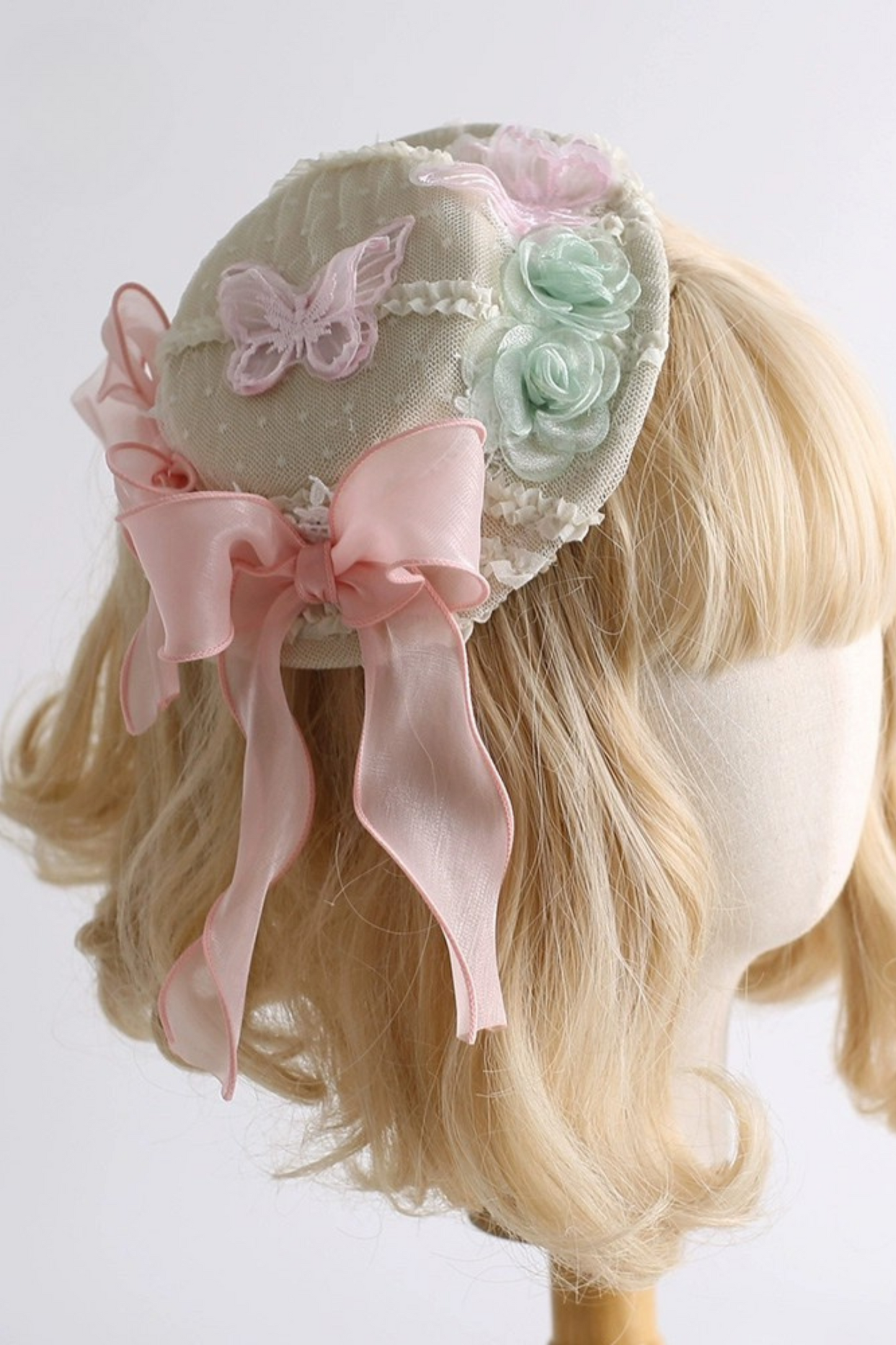 バタフライリボンシルクハット