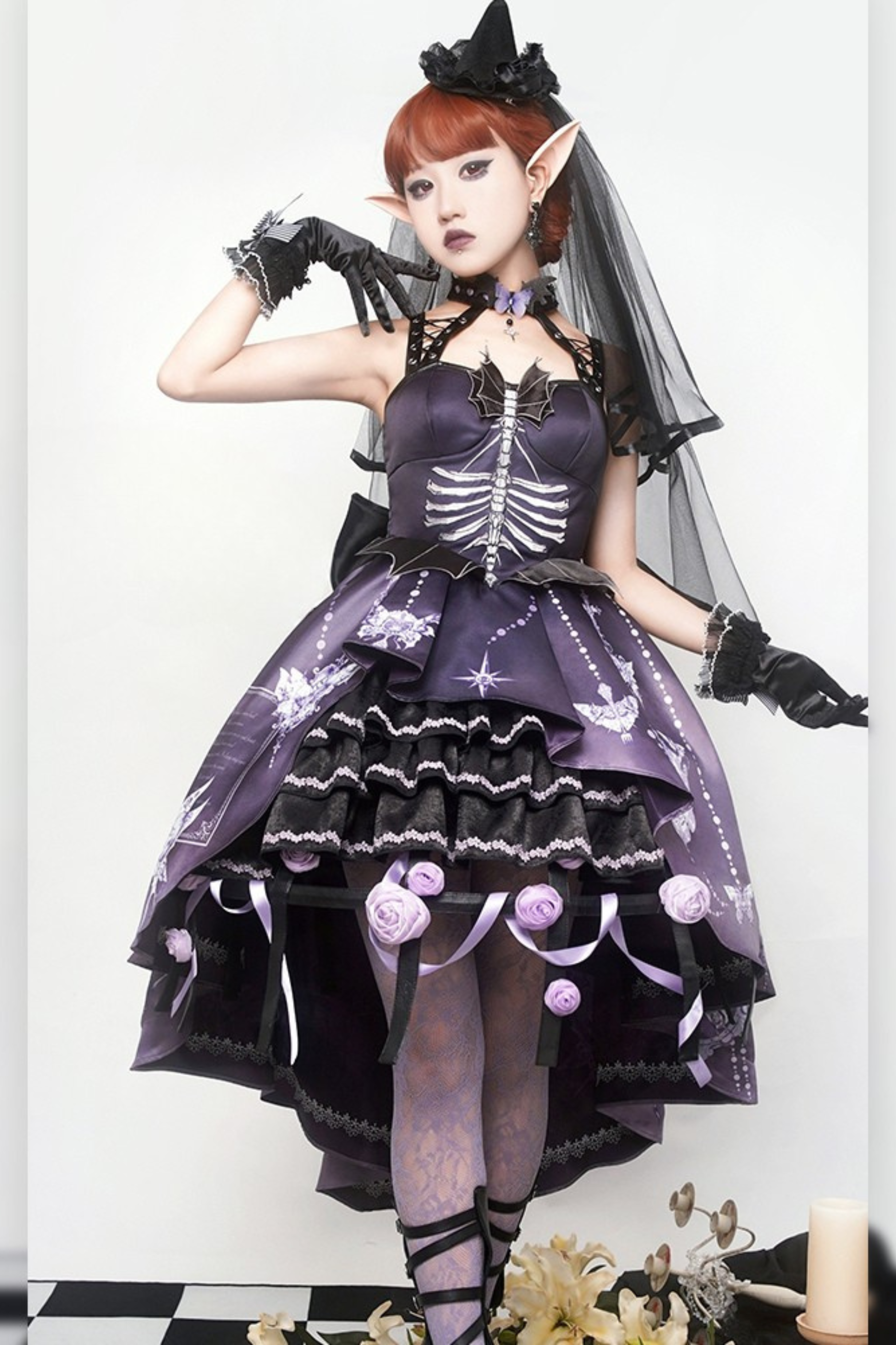 ダークヴァンパイアドレス＋ローズアウトスカート – Belchic