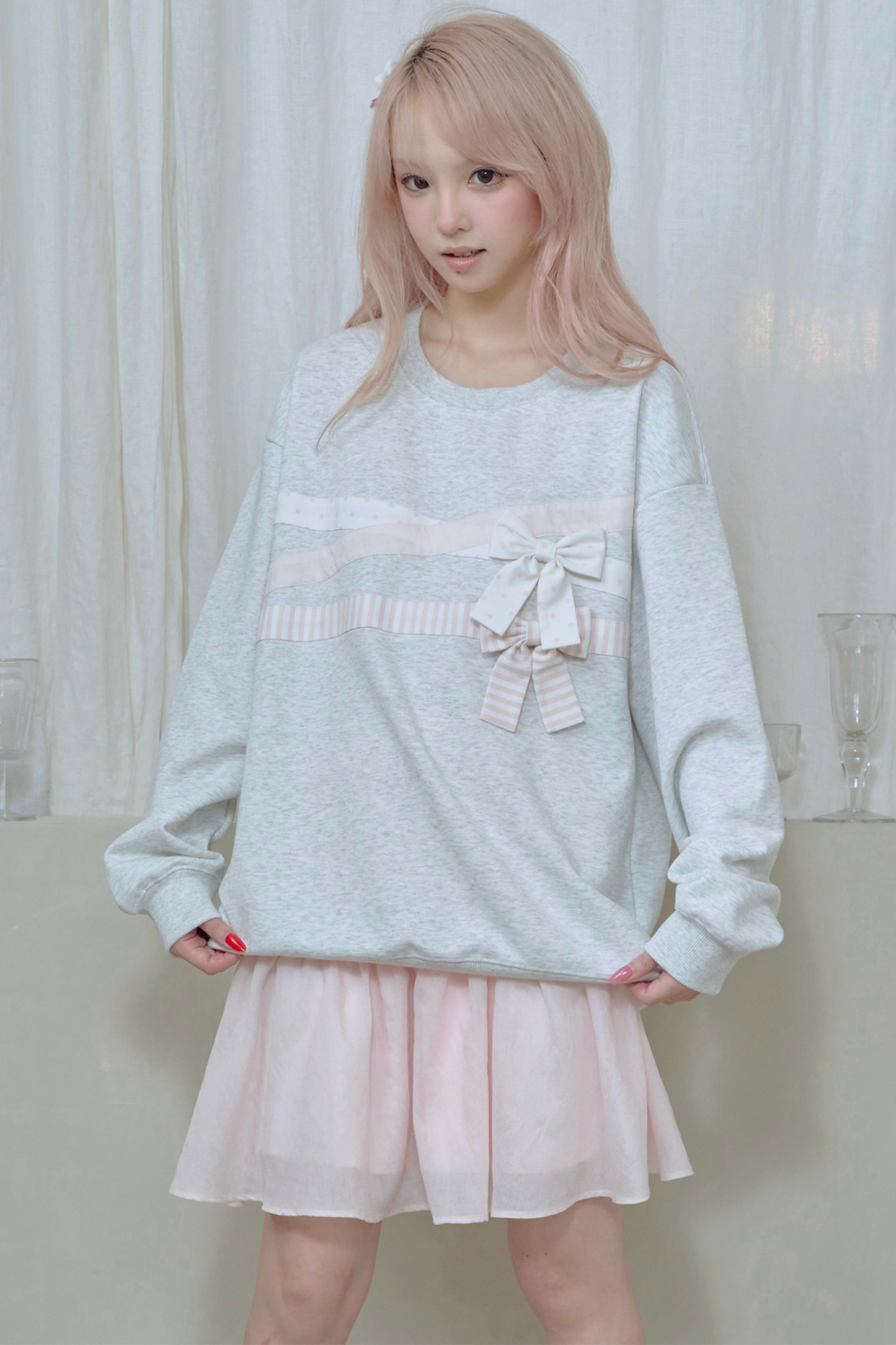 ロマンチックスイートレーススカート