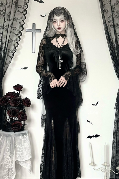 ゴシックベットドレス+ベール
