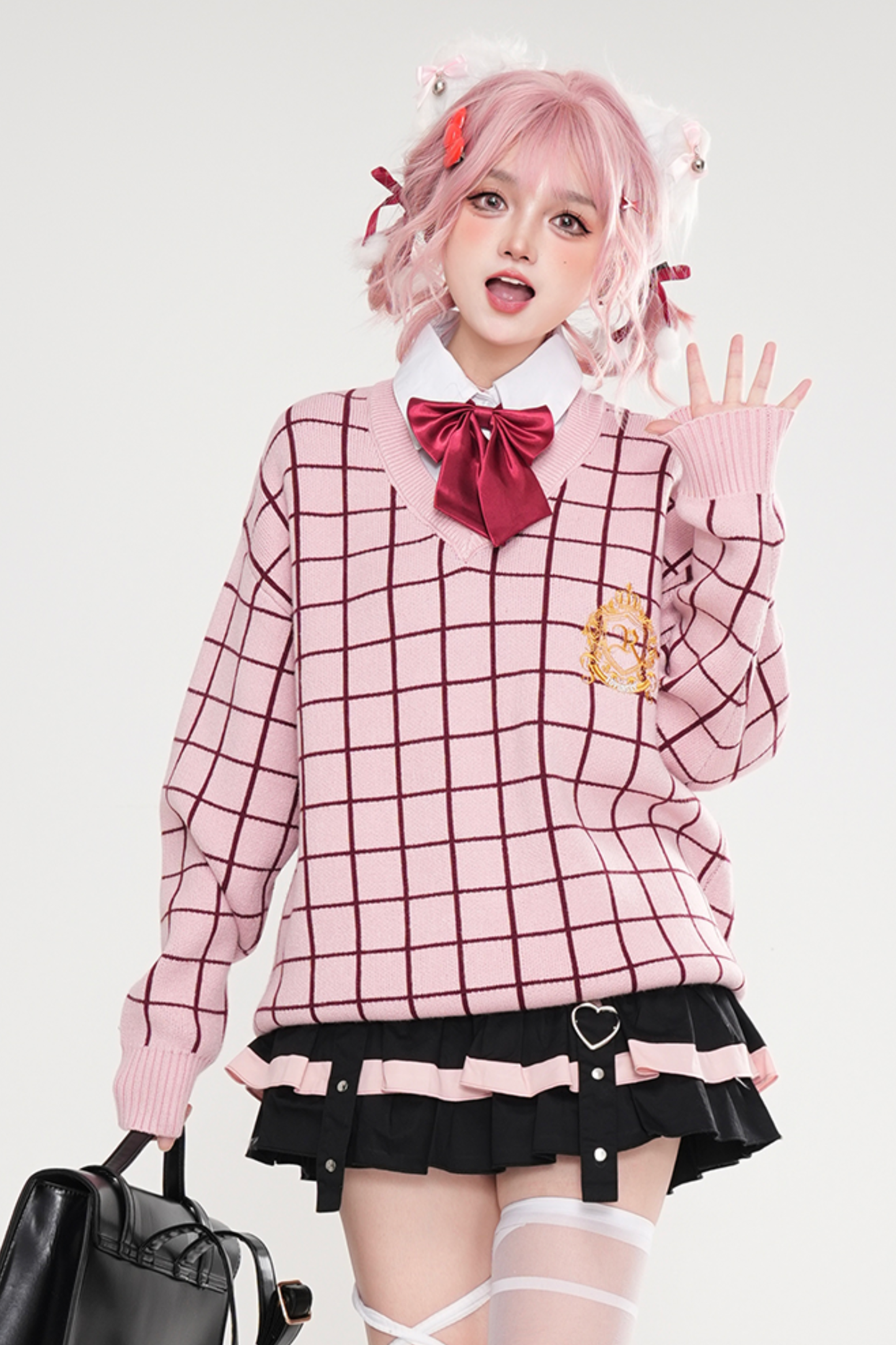 Campus Comic Check Tops