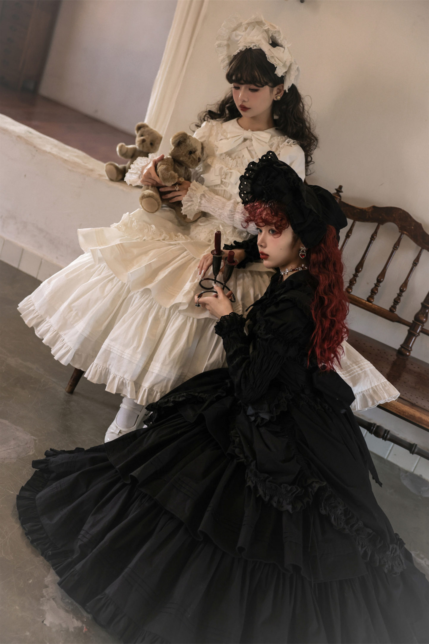 Lace Goth Subculture Dark Star Island Lolita Dress