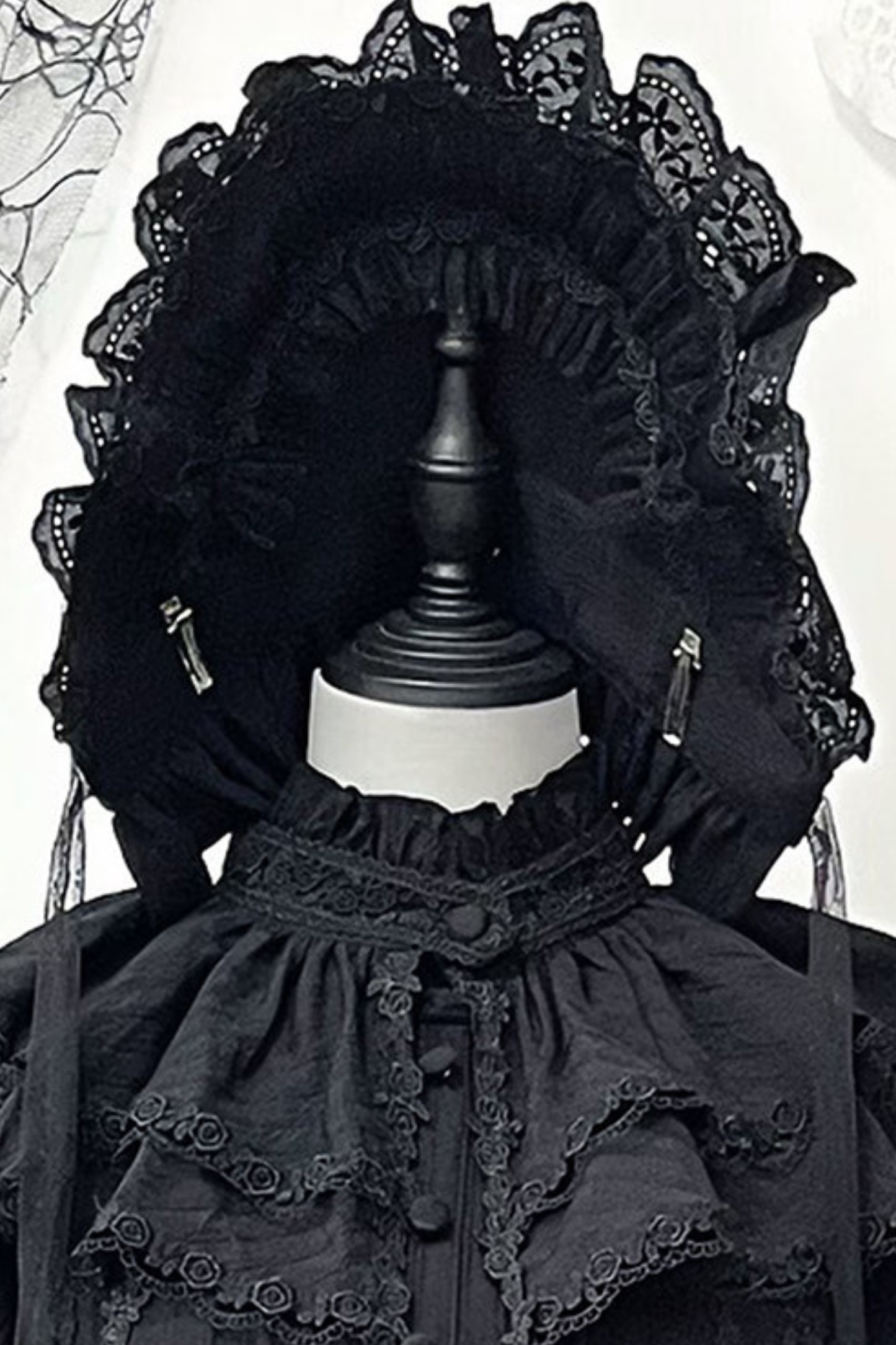 ダークゴシックフェイクカラー+ボンネット