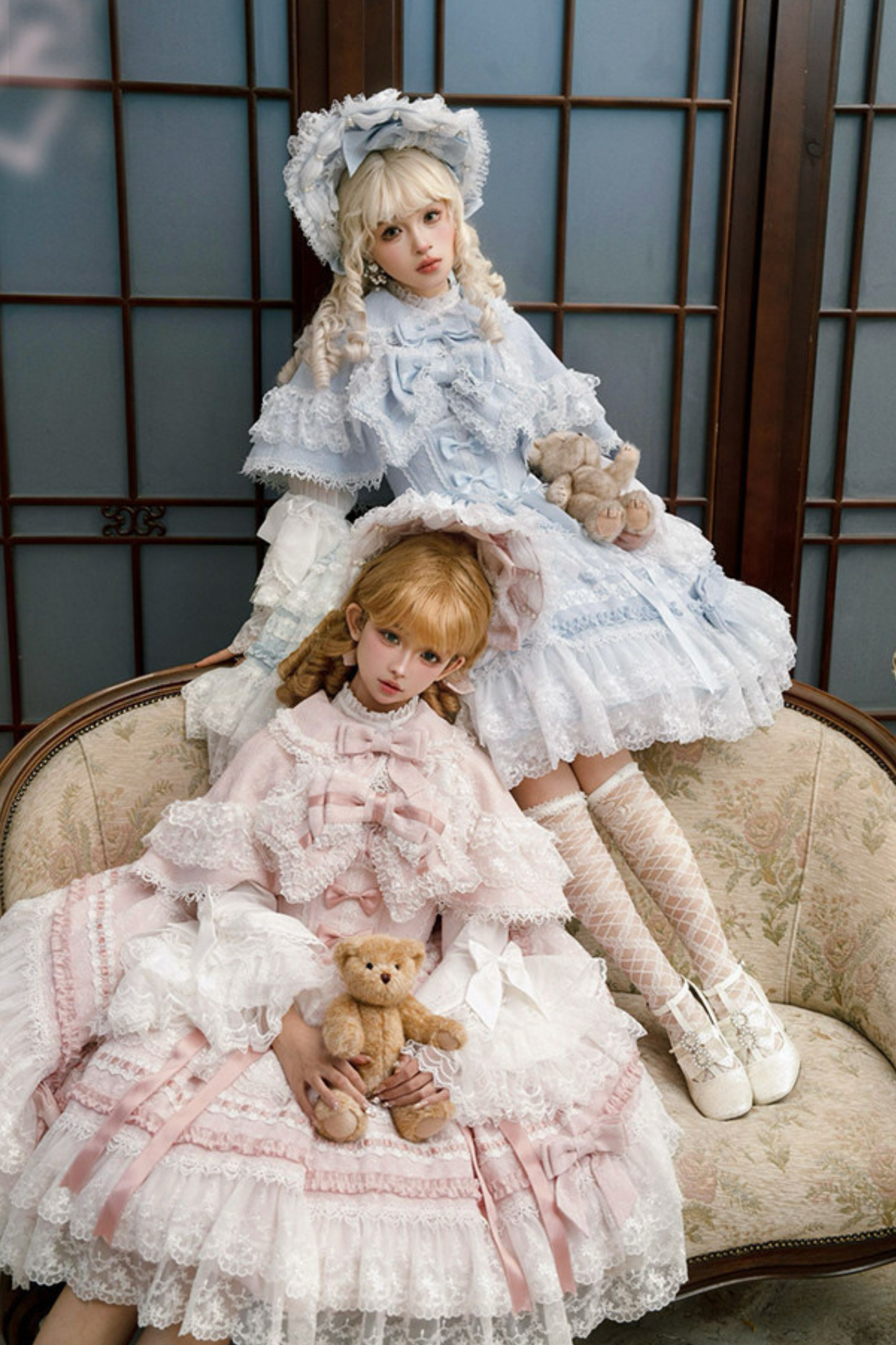 Nice Heartbeat Lolita Dress + Cape + Hat