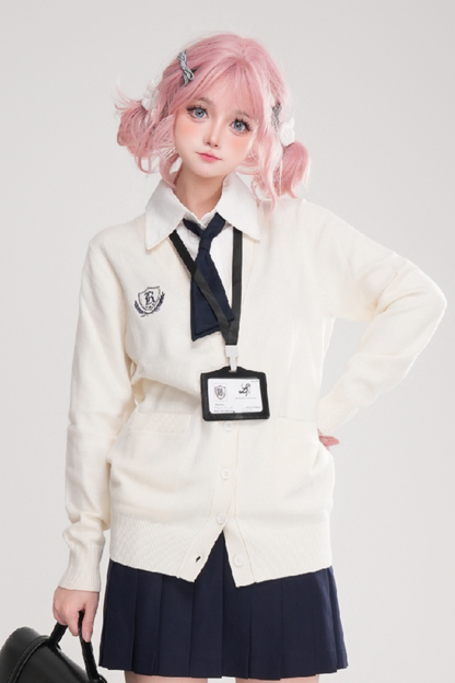 College Slim Knit Sweater