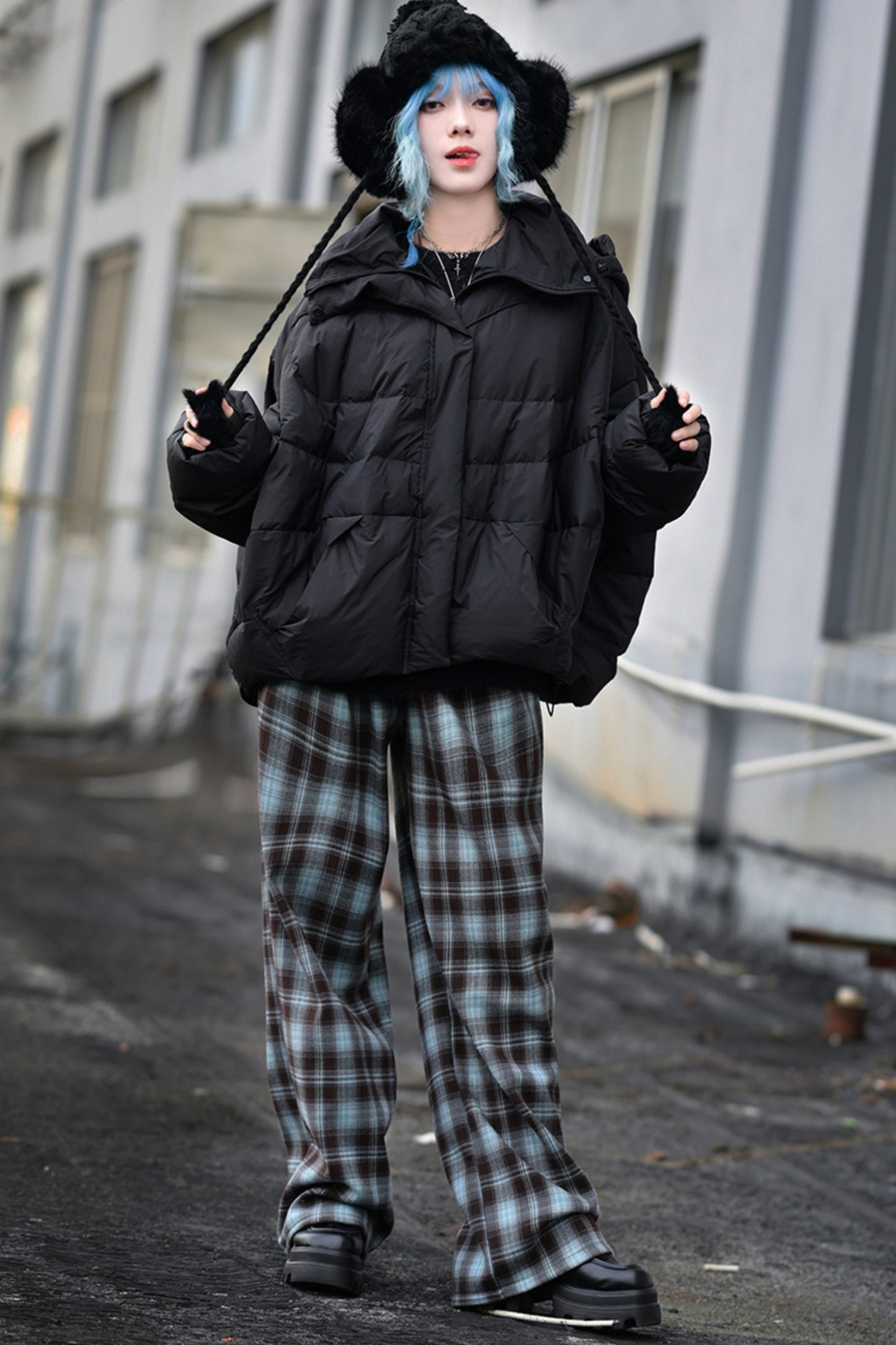 White Duck Hooded Down Jacket