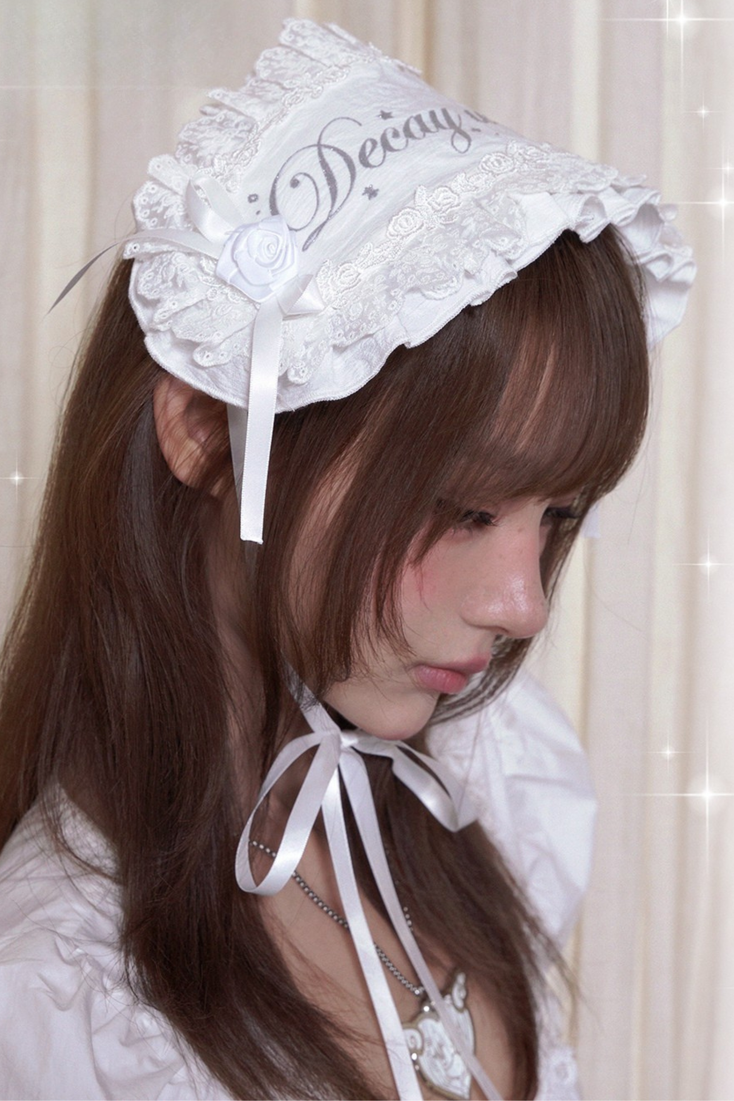 Silver Glitter Print Headband