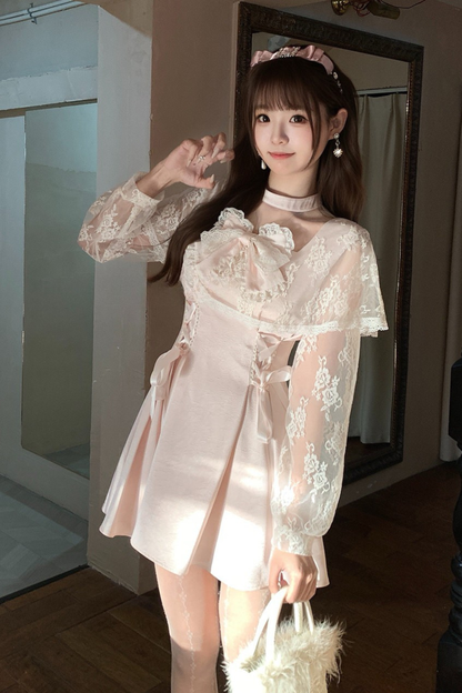 French Sweet Flare Dress