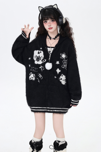 クールラビットフードオーバージャケット