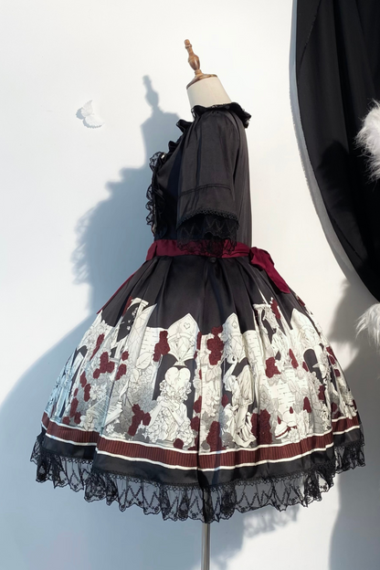 暗闇のアリスドールロリータドレス