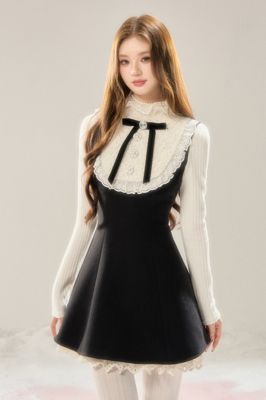 Franzoesisches Puppen-Stil Glockenkleid