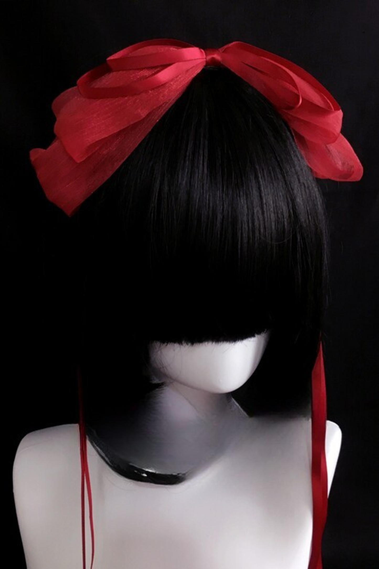 ゴシックリボンレースヘッドバンド