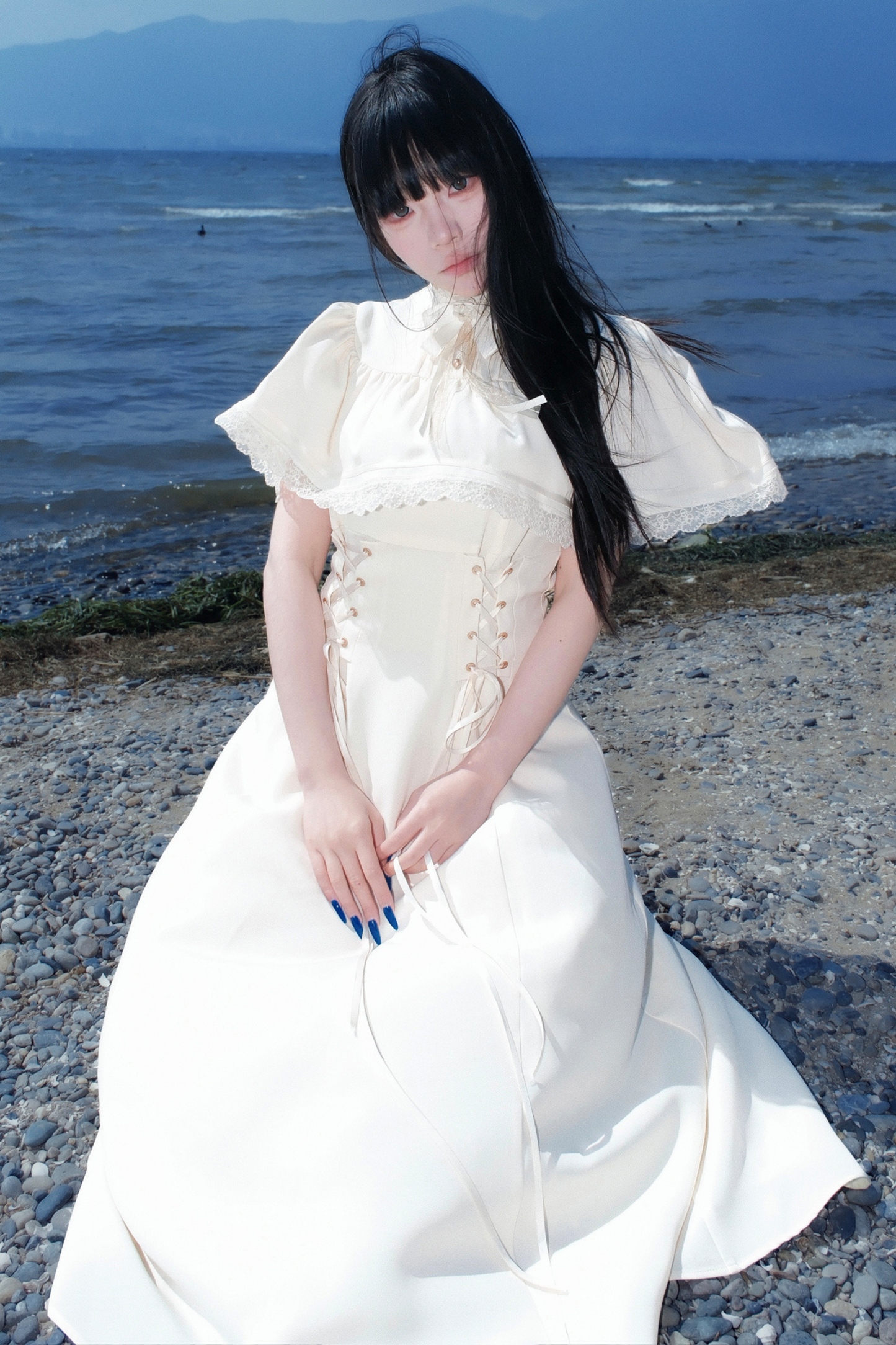 フレンチレトロレースドレス