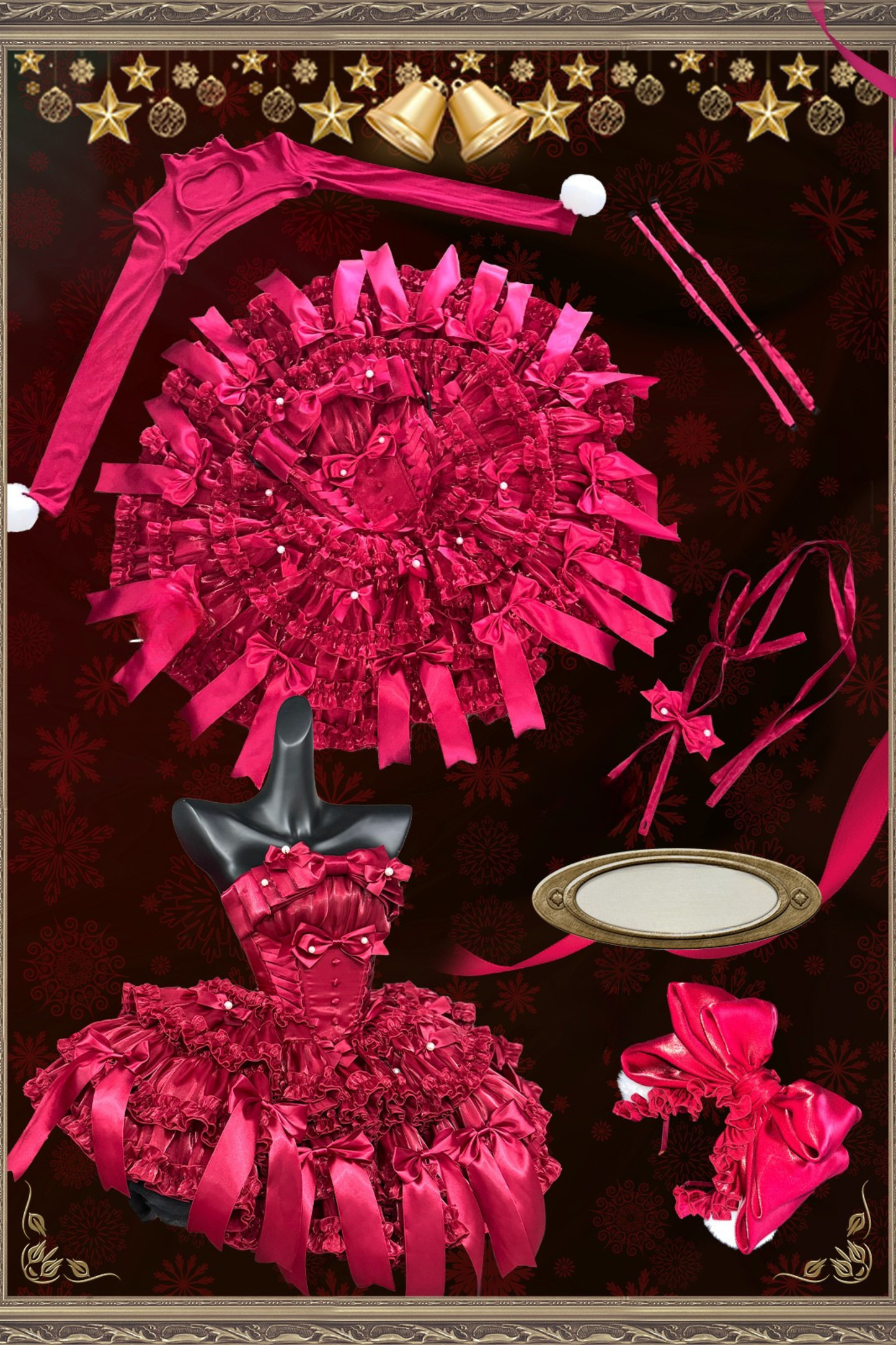 クリスマスボックスロリータドレスセット