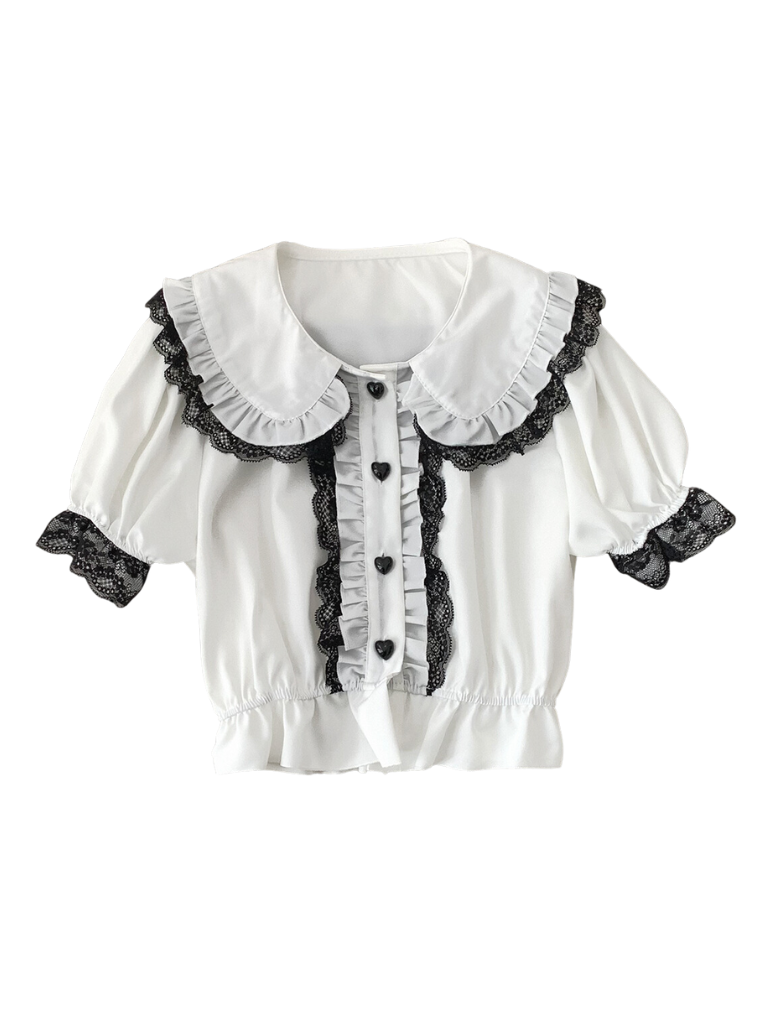 Race Puff Three Blouffle Ribbon Shirt [Produit de réservation]